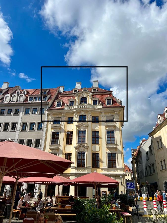 Luxus Suite Mit Einmaligem Blick Auf Die Frauenkirche Dresde Extérieur photo