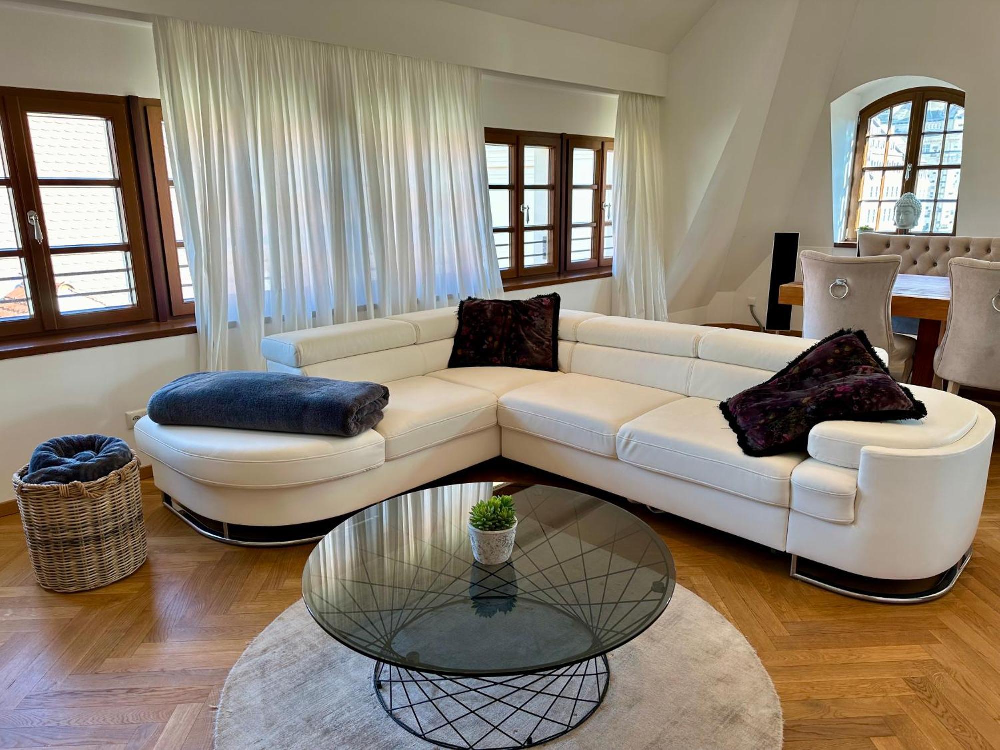Luxus Suite Mit Einmaligem Blick Auf Die Frauenkirche Dresde Extérieur photo